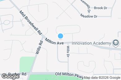 Map image of the property - 371 Milton Ave