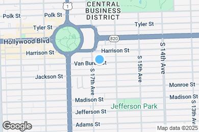 Map image of the property - 1642 Van Buren St