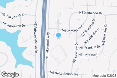 Map image of the property - 1049 NE Queens Cir
