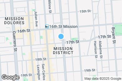 Map image of the property - 588 S Van Ness Ave