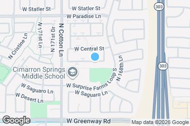 Map image of the property - 16921 W Marconi Ave