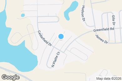 Map image of the property - 1133 N Platte Ln