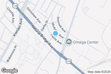 Map image of the property - 5851 Ferris Ave