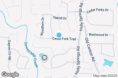 Map image of the property - 2570 Cedar Fork Trail