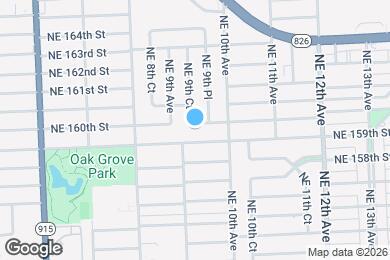 Map image of the property - 930 NE 160th St