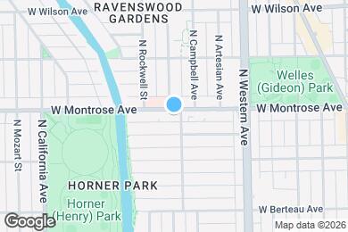 Map image of the property - 2525 W Montrose Ave