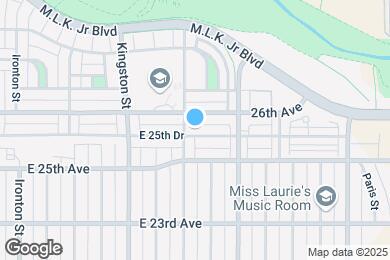Map image of the property - 11339 E 25th Dr