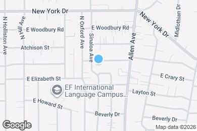 Map image of the property - 1710 Oakwood St