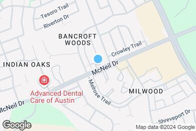 Map image of the property - NoA on McNeil Townhomes + Flats