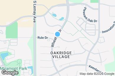 Map image of the property - 1301 Silk Oak Dr