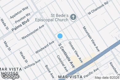 Map image of the property - 3632 S Centinela Ave