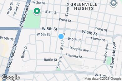 Map image of the property - 602 W 14th Ave