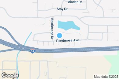 Map image of the property - 450 Ponderosa Ave