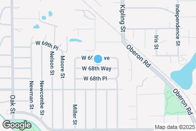 Map image of the property - 10173 W 68th Way