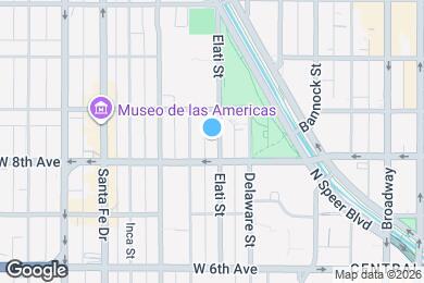 Map image of the property - 831 Elati St