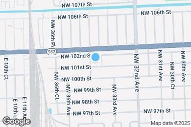 Map image of the property - 3427 NW 101st St