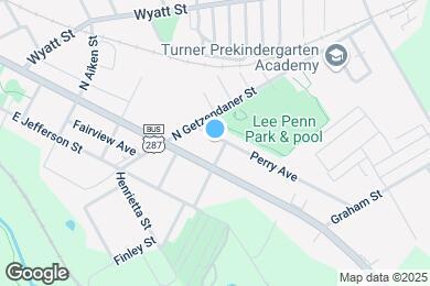 Map image of the property - 206 Perry Ave