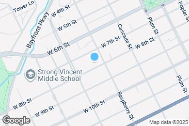 Map image of the property - 1118 W 8th St