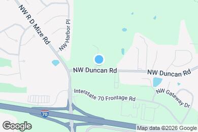 Map image of the property - Burr Oak Woods