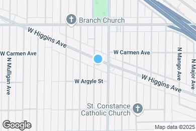 Map image of the property - 6019 W Higgins Ave