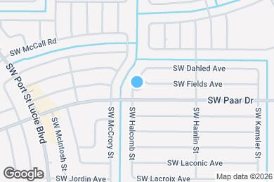 Map image of the property - 3959 SW Halcomb St