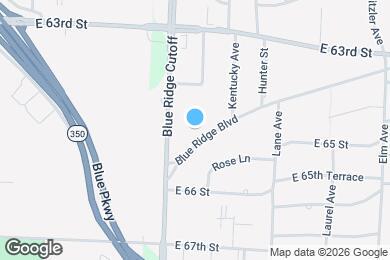 Map image of the property - 6508 Blue Ridge Blvd