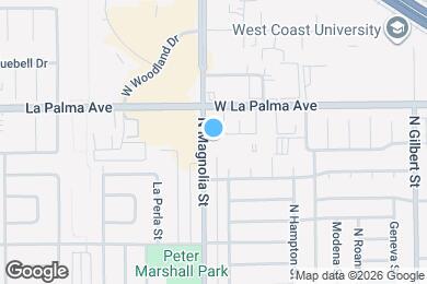 Map image of the property - Azul Apartments