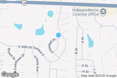 Map image of the property - 4815 S Kendall Dr