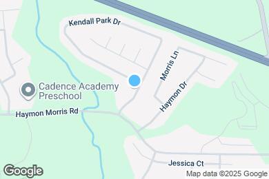 Map image of the property - 812 Kendall Park Dr