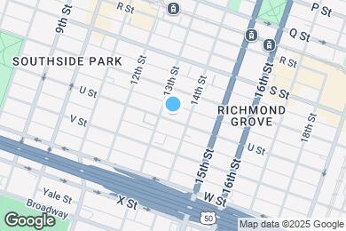 Map image of the property - 1313 U St