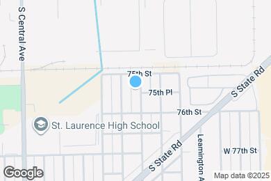 Map image of the property - 7522 S Lockwood Ave