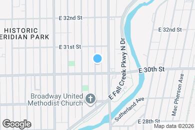 Map image of the property - 3017 Broadway St