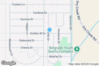 Map image of the property - 709 Golden West Dr