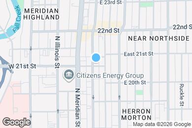 Map image of the property - 2101 N Pennsylvania St