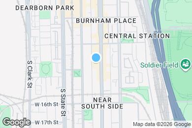Map image of the property - 1442 S Michigan Ave