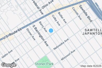 Map image of the property - 1640 Barry Ave
