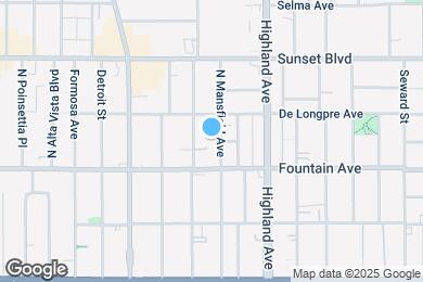 Map image of the property - 1333 N Mansfield Ave