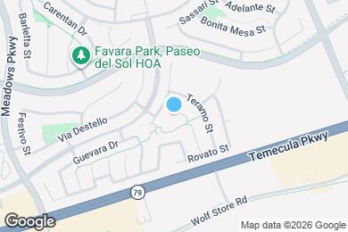Map image of the property - 43075 Avola Ct