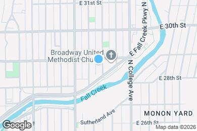 Map image of the property - 2832 N Park Ave