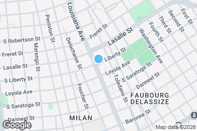 Map image of the property - 2235 Louisiana Ave