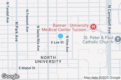Map image of the property - 1415 E Lee St