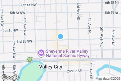 Map image of the property - 128 3rd St NE