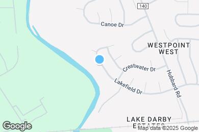 Map image of the property - 863 Lakefield Dr