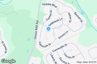 Map image of the property - 8 White Stone Ct