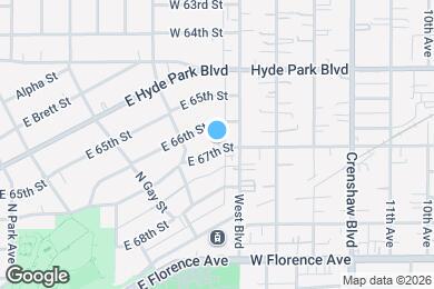 Map image of the property - 1135 E 67th St