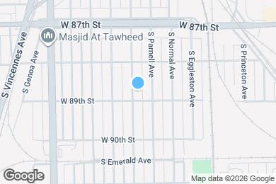 Map image of the property - 8849 S Wallace St