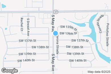 Map image of the property - 13705 Verona Strada