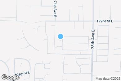 Map image of the property - 19318 75th Ave E