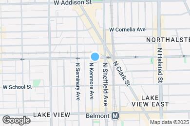Map image of the property - 3351 N Kenmore Ave