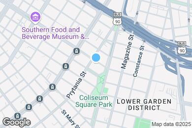 Map image of the property - 1432 Melpomene St